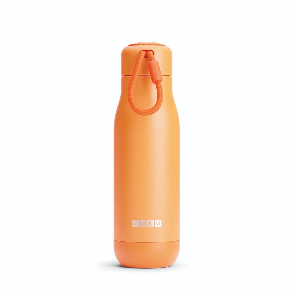 Borraccia in acciaio inox 500 ml Zoku arancione